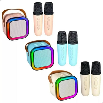 CAIXA DE SOM PORTÁTIL K12 KARAOKÊ