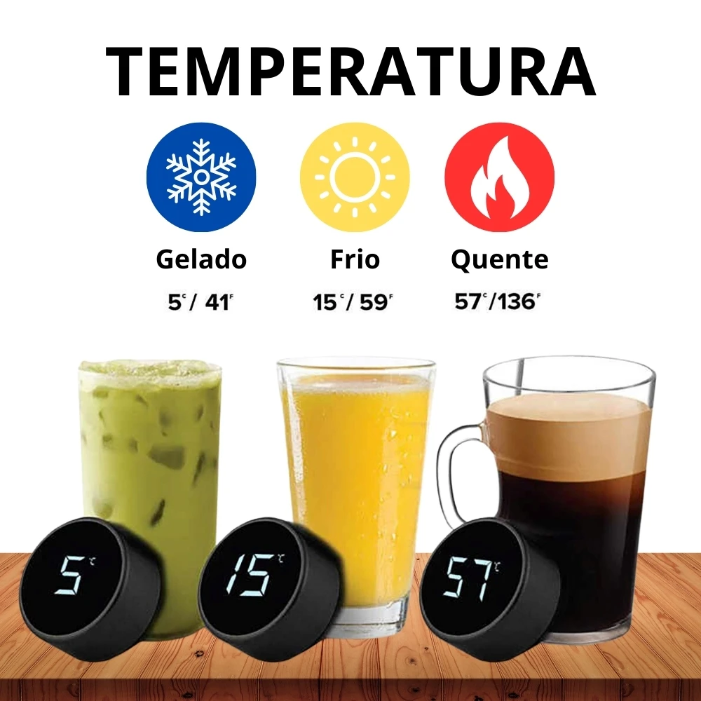 Garrafa Térmica Inteligente com Sensor de Temperatura